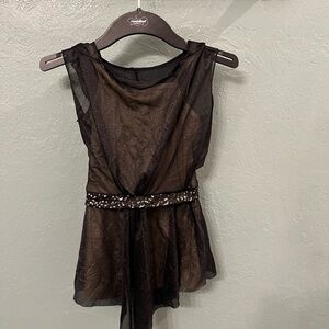 Black contemporary/lyrical dance costume